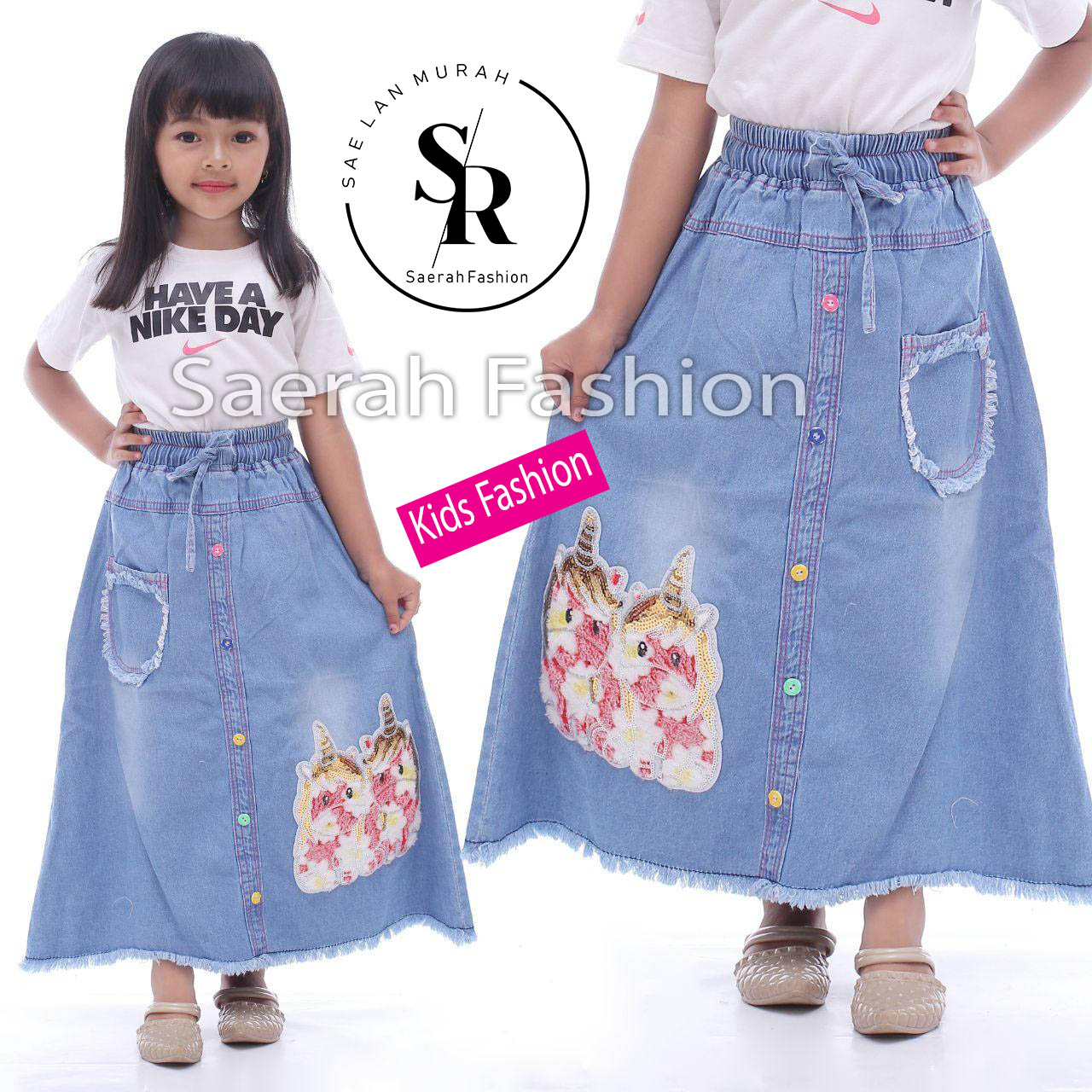 PROMO - ROK JEANS ANAK PEREMPUAN - BAWAH RAWIS - 2-10 TAHUN - ROK VARIASI BULU - SAERAH FASHION PROMO - ROK JEANS ANAK PEREMPUAN - BAWAH RAWIS - 2-10 TAHUN - ROK VARIASI BULU - SAERAH FASHION