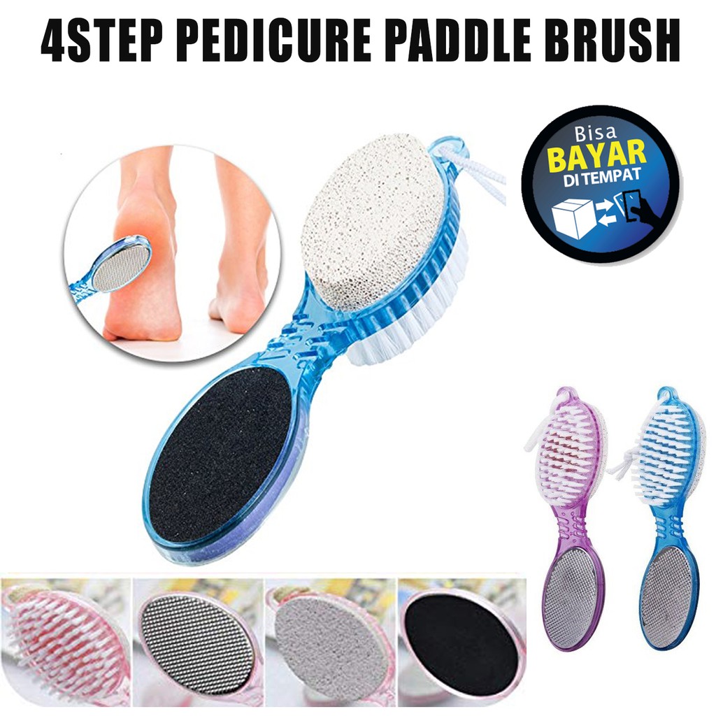 SBU 4 Step Pedicure Paddle Brush / Penghalus Tumit Kaki / Alat Perawatan Kaki / Sikat Perawatan Kulit Kaki Kuku Tumit Murah SBU 4 Step Pedicure Paddle Brush / Penghalus Tumit Kaki / Alat Perawatan Kaki / Sikat Perawatan Kulit Kaki Kuku Tumit Murah