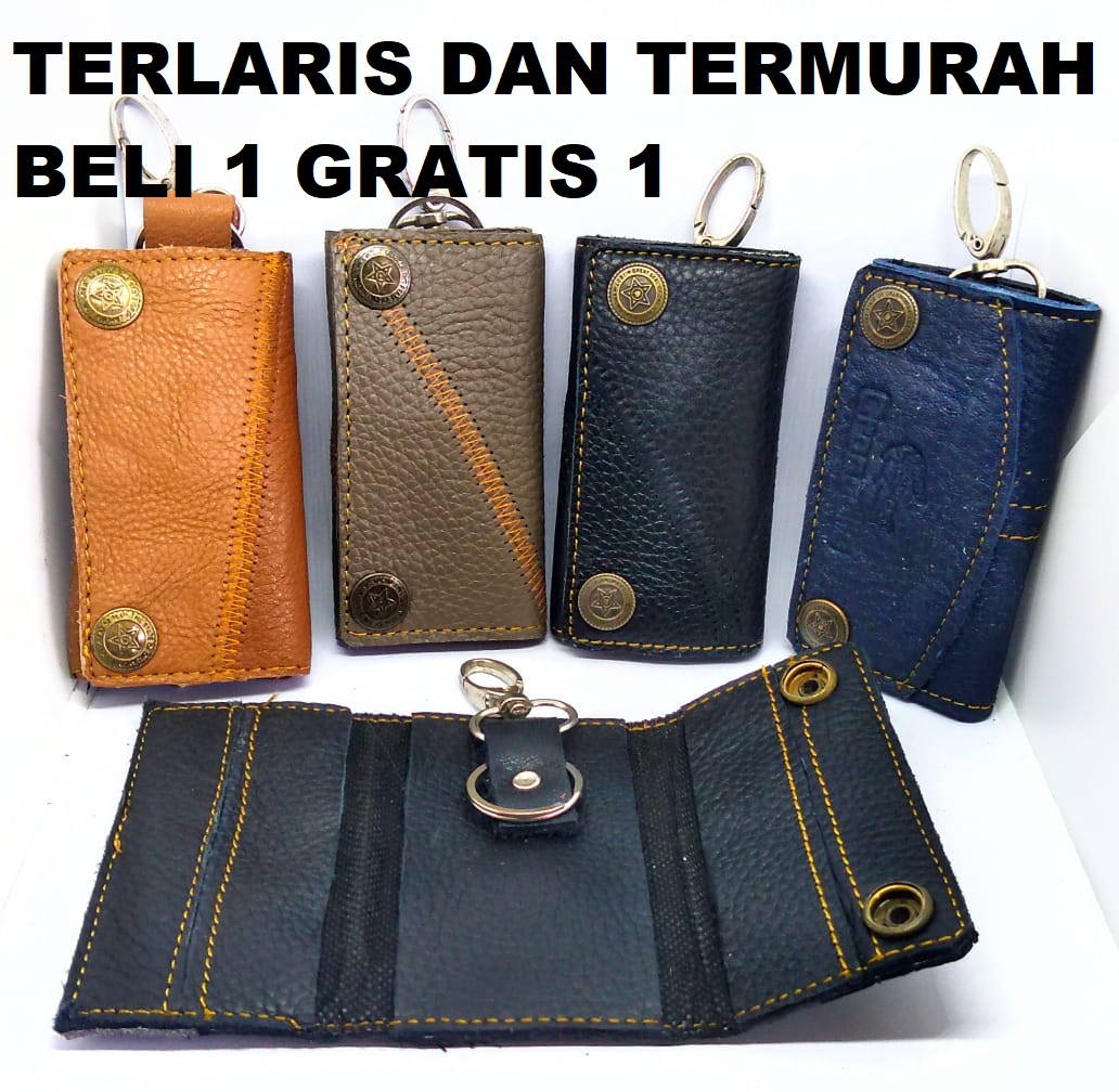 BELI 1 GRATIS 1 DOMPET KUNCI KULIT ASLI Lokal Gantungan Kunci Motor mobil Kulit Asli key wallet dompet STNK Kulit_Thm1 BELI 1 GRATIS 1 DOMPET KUNCI KULIT ASLI Lokal Gantungan Kunci Motor mobil Kulit Asli key wallet dompet STNK Kulit_Thm1