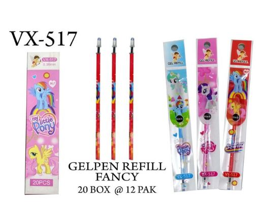 10 pcs Isi Gel Refill VX-517 (eceran) 10 pcs Isi Gel Refill VX-517 (eceran)