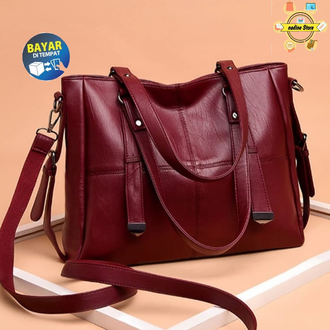 NEW ARRIVAL..{{NADIN STORE}} Top Mewah Wanita Kulit Tas untuk Wanita 2020 Kopling Dompet 2-Piece Set Merek Terkenal Tas Selempang untuk Wanita tas Bahu NEW ARRIVAL..{{NADIN STORE}} Top Mewah Wanita Kulit Tas untuk Wanita 2020 Kopling Dompet 2-Piece Set Merek Terkenal Tas Selempang untuk Wanita tas Bahu