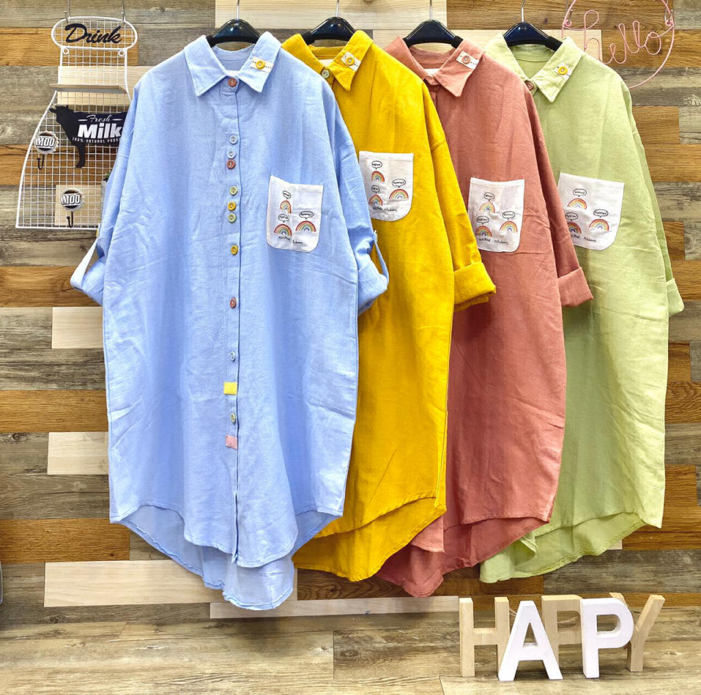 TUNIK KEMEJA KATUN PREMIUM WOOHOO 108 TUNIK KEMEJA KATUN PREMIUM WOOHOO 108