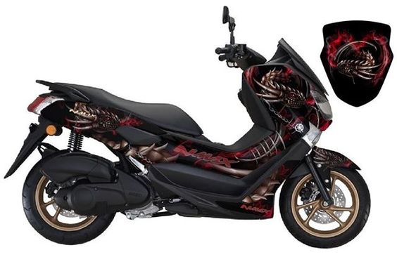 Stiker Full body Nmax Decal Dragon Heart Stiker Full body Nmax Decal Dragon Heart