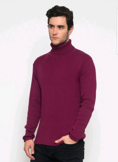 RUBISTORE.ID / NOIRE SWEATER TURTLENECK PRIA / Atasan Pria / Sweater Cowok / Atasan rajut cowok RUBISTORE.ID / NOIRE SWEATER TURTLENECK PRIA / Atasan Pria / Sweater Cowok / Atasan rajut cowok