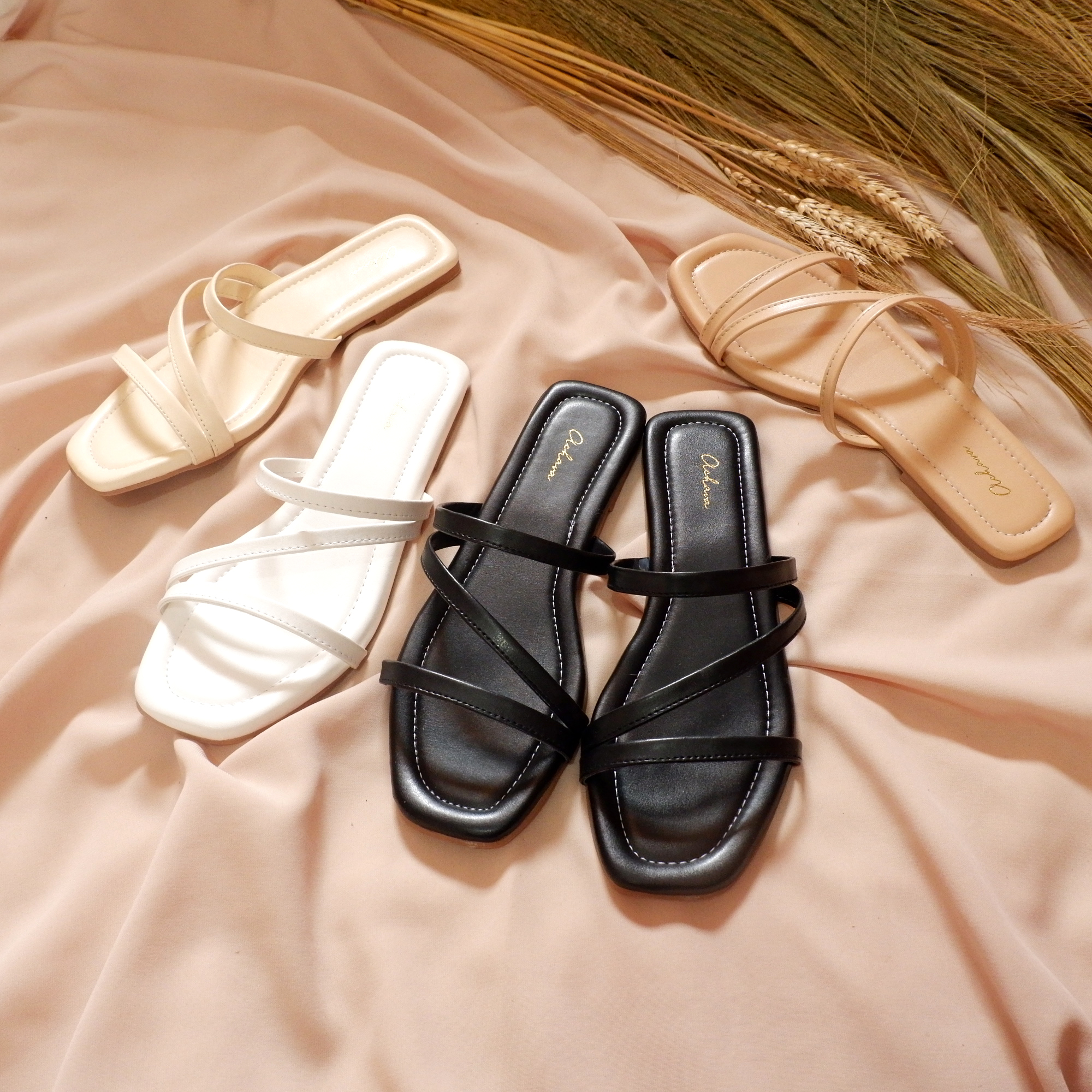 Achava - Sandal Teplek Wanita Flat Tali/Sandal Wanita Terbaru 2021 Remaja Kekinian Achava - Sandal Teplek Wanita Flat Tali/Sandal Wanita Terbaru 2021 Remaja Kekinian