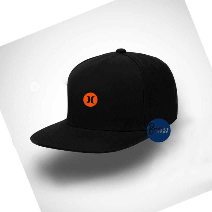 Next More Topi Snapback Hurley Logo est1019 Center Orange Premium Next More Topi Snapback Hurley Logo est1019 Center Orange Premium