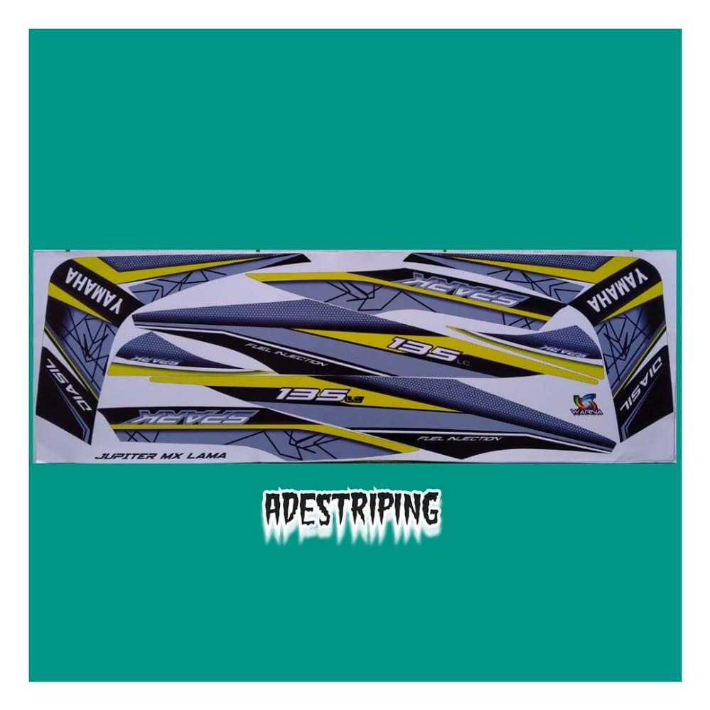 Striping Stiker Lis Variasi Body Motor Jupiter MX Old 135 Kuning Striping Stiker Lis Variasi Body Motor Jupiter MX Old 135 Kuning