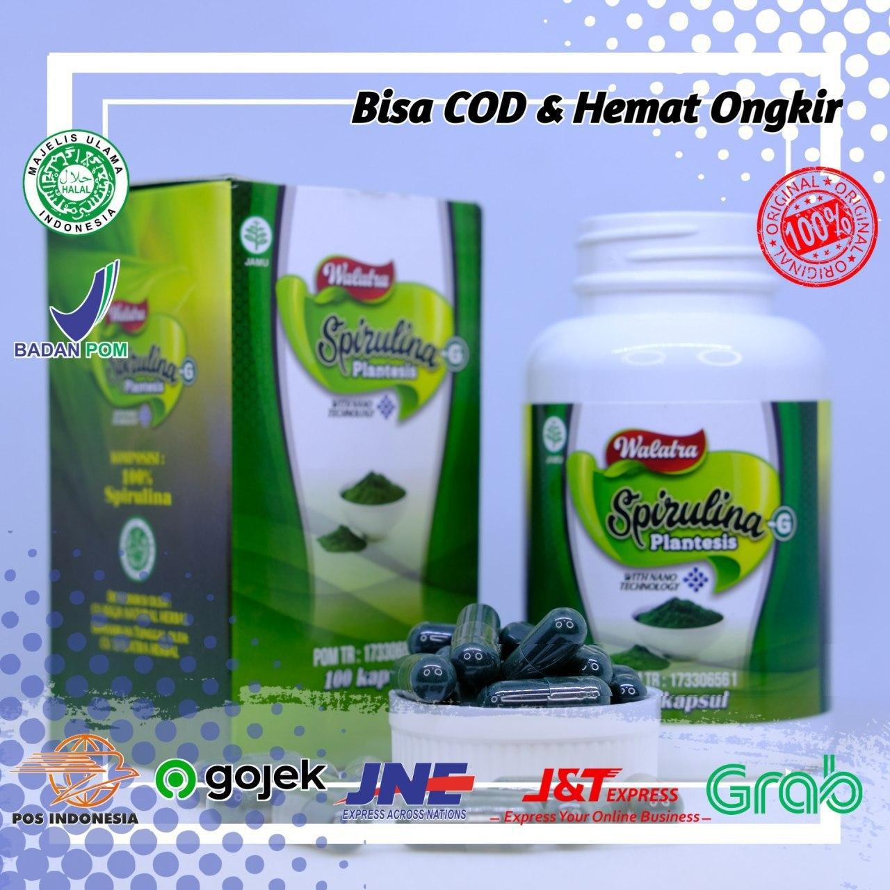 Produk Herbal Masker Spirulina 100 Kapsul - Nutrisi Wajah & Pembersih Wajah Penghilang komedo & Jerawat Herbal Alami Walatra Spirulina Plantesis Bukan Tiens Produk Herbal Masker Spirulina 100 Kapsul - Nutrisi Wajah & Pembersih Wajah Penghilang komedo & Jerawat Herbal Alami Walatra Spirulina Plantesis Bukan Tiens