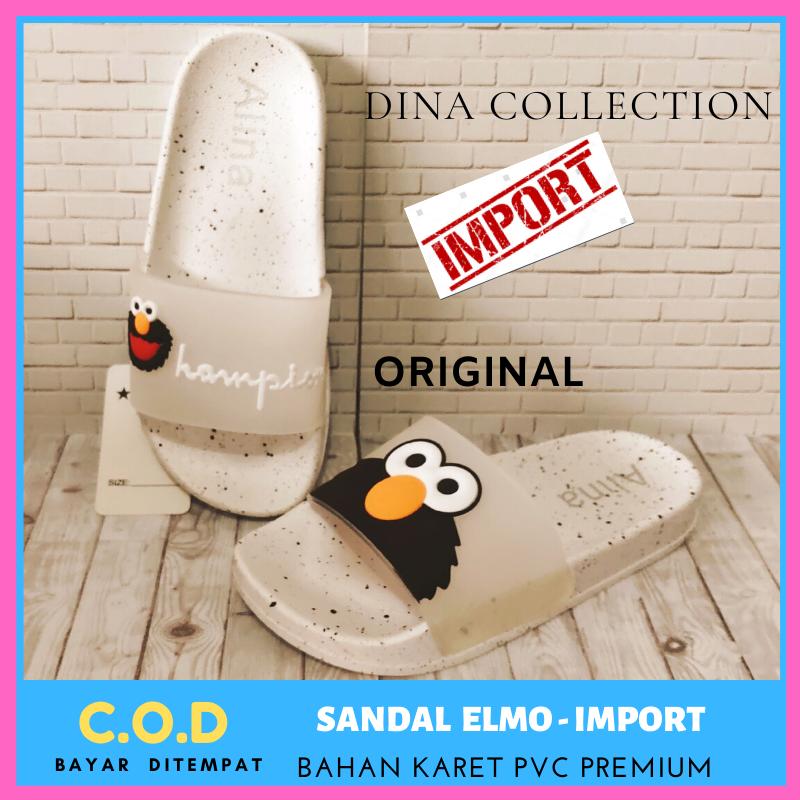 Sandal Selop ELMO Import / Sendal Slop Karet Elmo champion Original Premium PVC Sandal Selop ELMO Import / Sendal Slop Karet Elmo champion Original Premium PVC