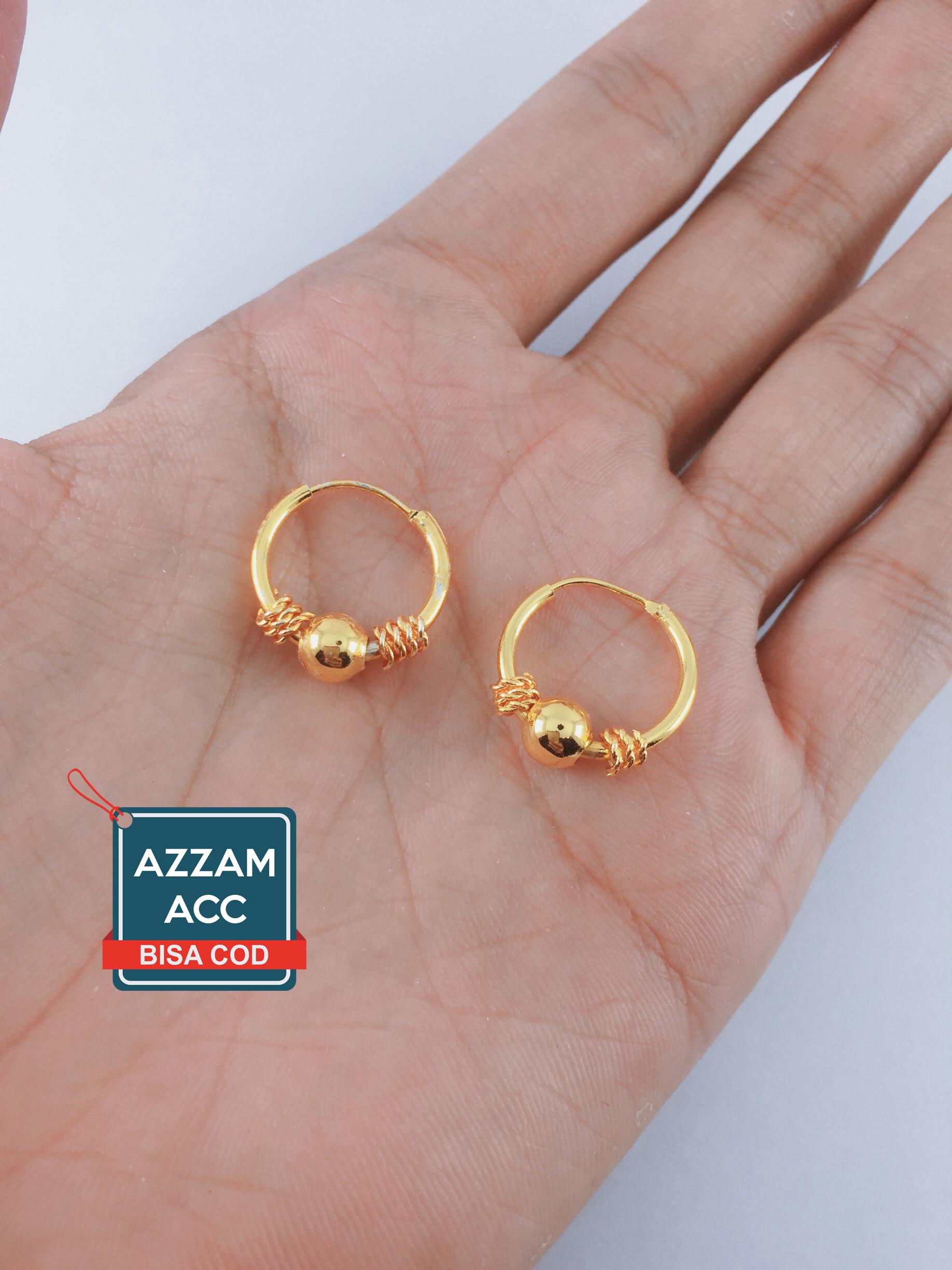 Izaria Anting Gold Anting Kerajaan Bola 25 Izaria Anting Gold Anting Kerajaan Bola 25