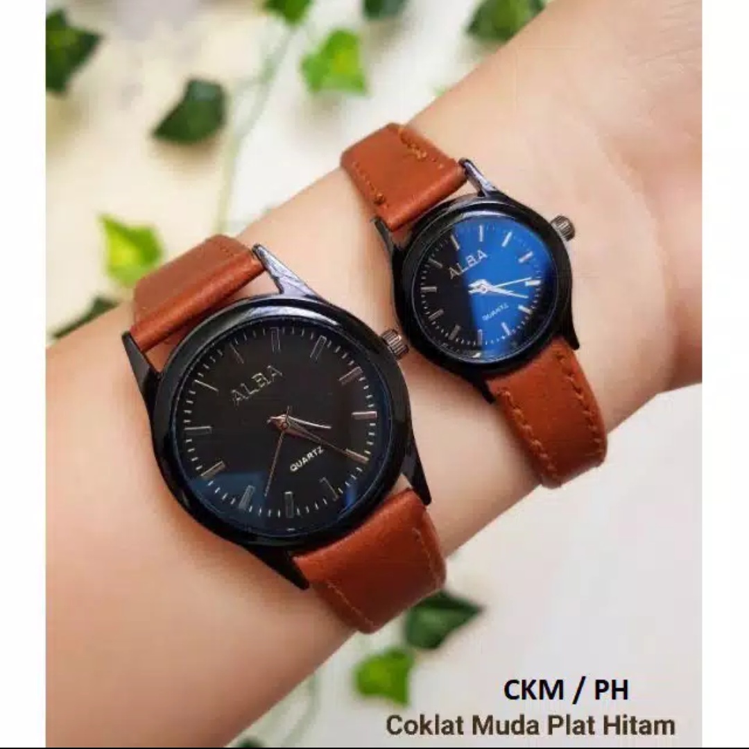 Jam Tangan Alba Vintage Tali Kulit / Jam Tangan Pria & Wanita Leather Strap Jam Tangan Alba Vintage Tali Kulit / Jam Tangan Pria & Wanita Leather Strap