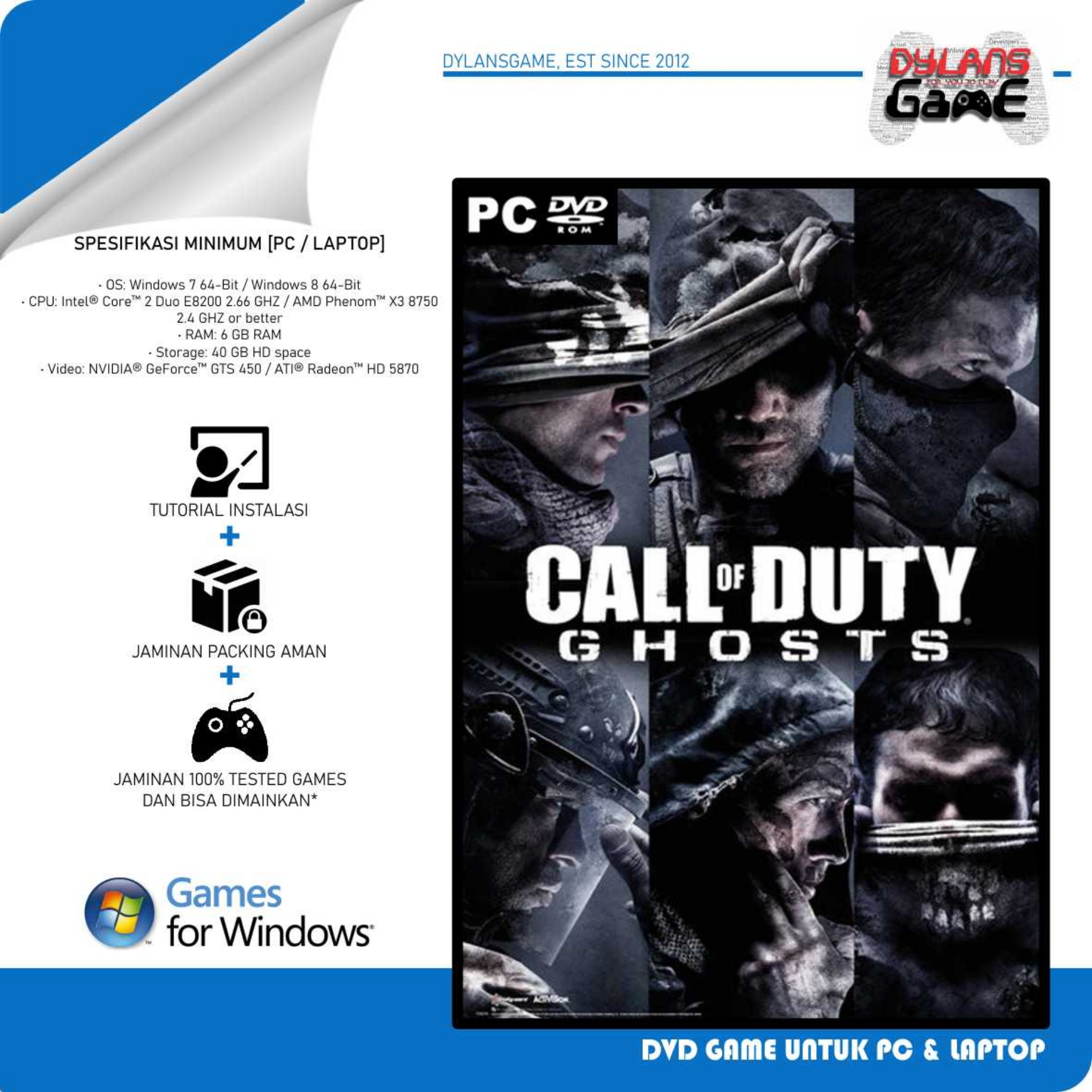 CALL OF DUTY GHOST COD GHOST PC GAMES DVD GAME LAPTOP CD GAME PC CALL OF DUTY GHOST COD GHOST PC GAMES DVD GAME LAPTOP CD GAME PC