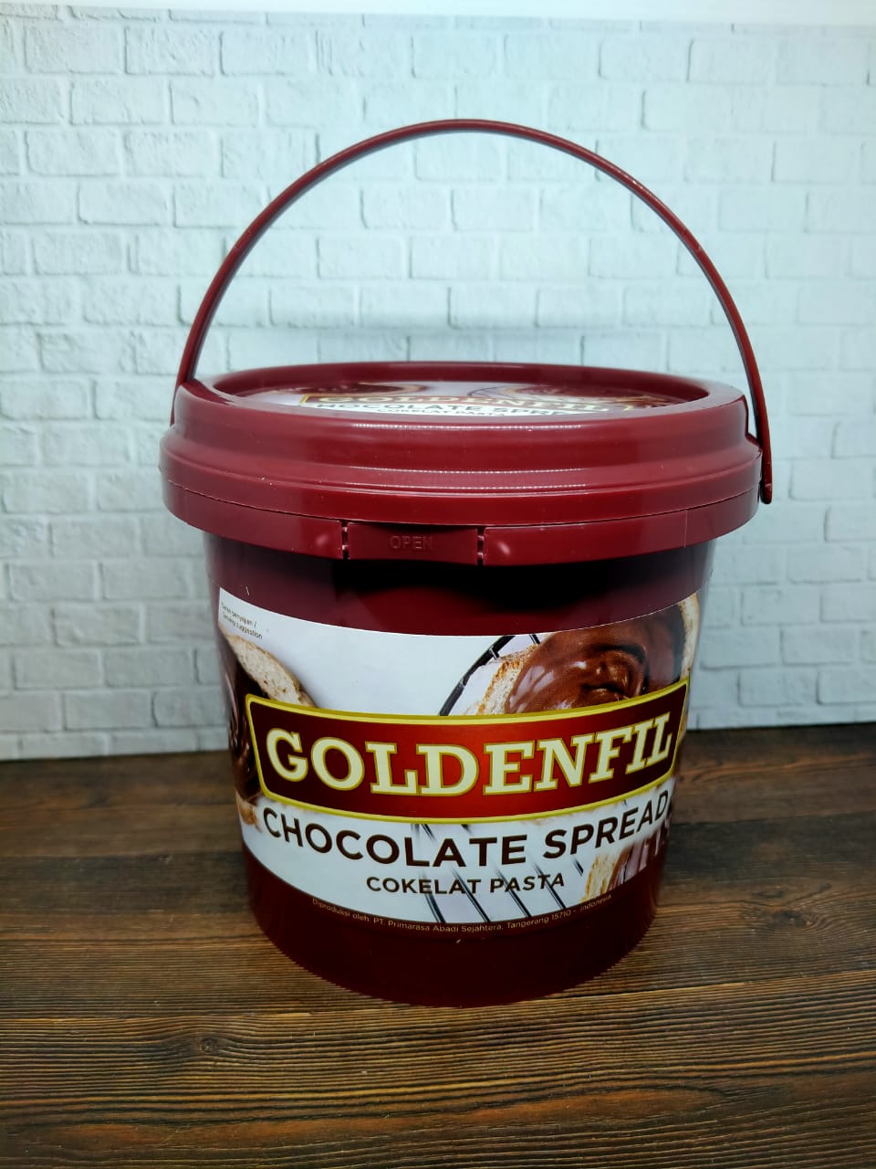 Goldenfil selai coklat chocolate spread 1 kg Goldenfil selai coklat chocolate spread 1 kg