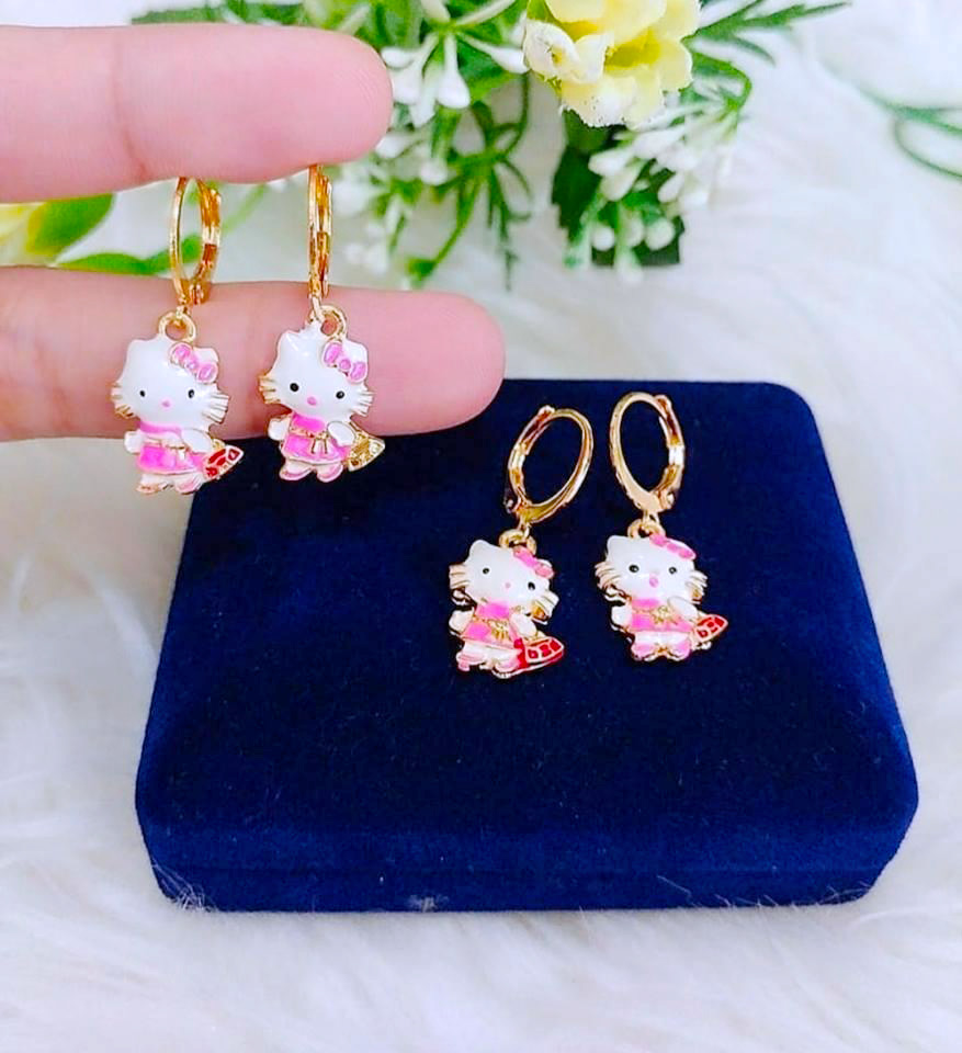 Anting Anak Hello Kitty Cat Xuping Anting Anak Hello Kitty Cat Xuping