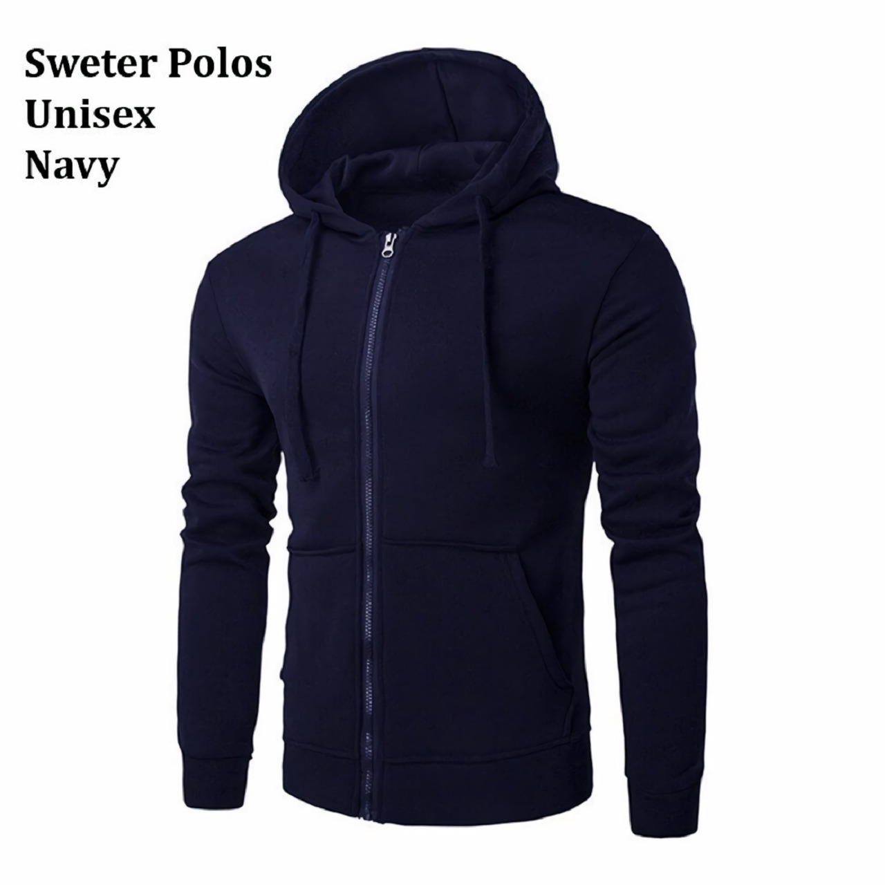 FAHIM STORE- Jaket Sweater Hoodie Zipper Sleting Polos Bahan Fleece FAHIM STORE- Jaket Sweater Hoodie Zipper Sleting Polos Bahan Fleece