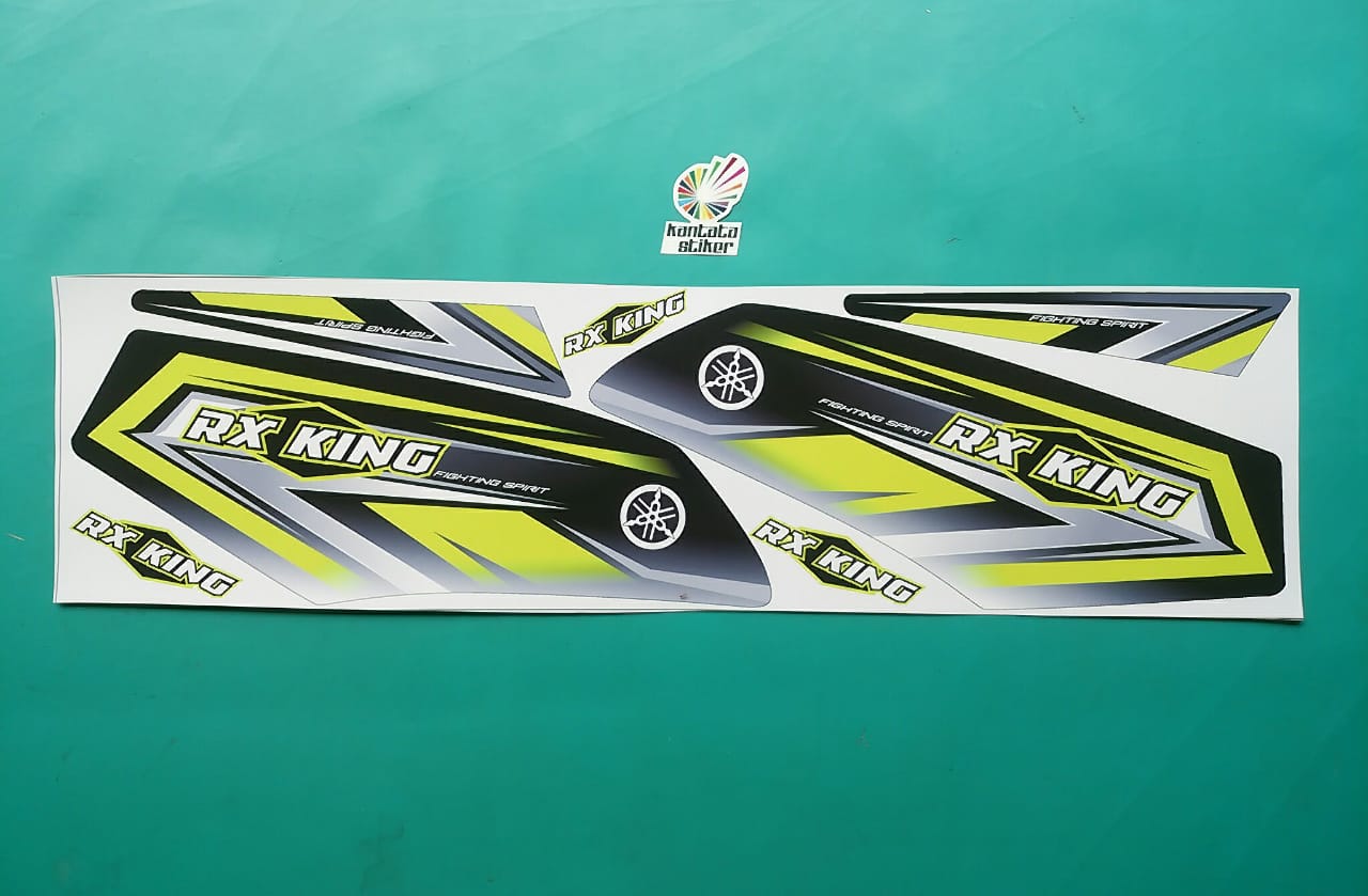 Striping Motor RX King Variasi 2 hitam hijau Striping Motor RX King Variasi 2 hitam hijau