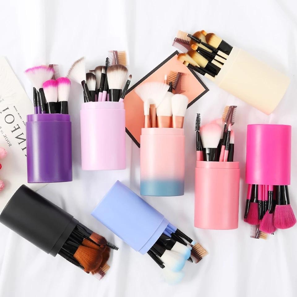 JBS 12 in 1 Set Kuas Make Up Brush In Tube - Set Alat Make Up Wanita Tempat Tabung K136 K327 JBS 12 in 1 Set Kuas Make Up Brush In Tube - Set Alat Make Up Wanita Tempat Tabung K136 K327