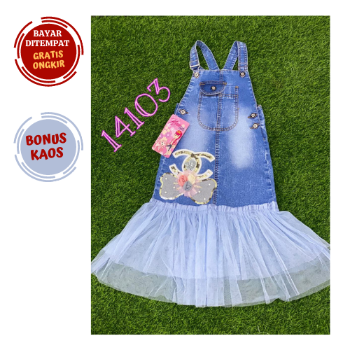 PROMO Baju Anak Anak Perempuan 1-10 Tahun Model Terusan / Jumpsuit Dress Rok Panjang Tutu Bahan Jeans Levis Terbaru PROMO Baju Anak Anak Perempuan 1-10 Tahun Model Terusan / Jumpsuit Dress Rok Panjang Tutu Bahan Jeans Levis Terbaru