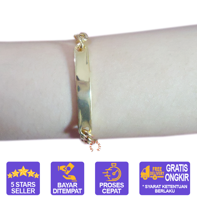 Lovelybutik - Gelang Rantai Titanium Anti Karat Ervina Gelang Wanita Rante Titanium Emas Lovelybutik - Gelang Rantai Titanium Anti Karat Ervina Gelang Wanita Rante Titanium Emas