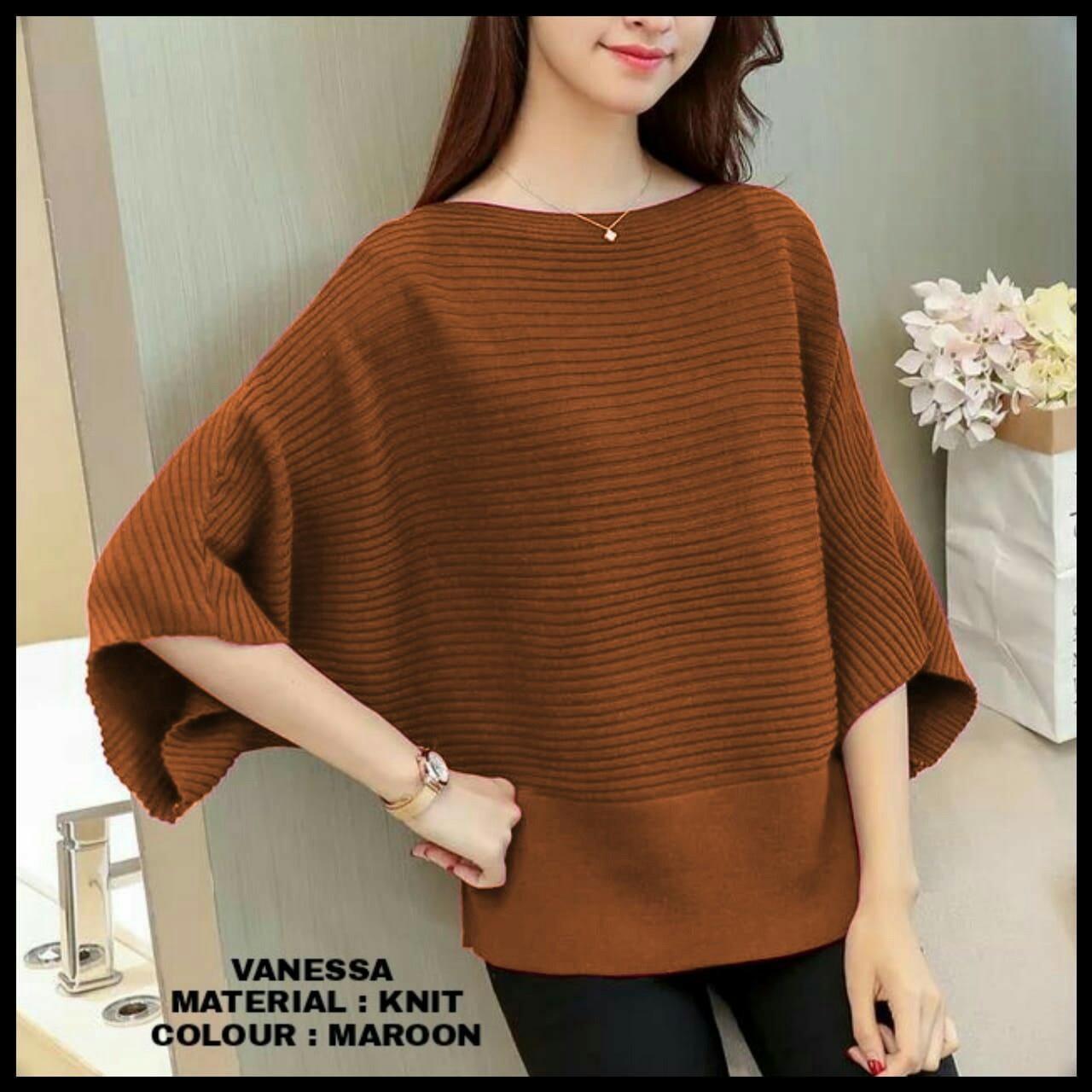 J&C Baju Atasan Wanita Terbaru 2020 Vanessa Top / Blouse Rajut / Atasan Wanita / Blouse Rajut / Baju Rajut / Atasan Rajut / Blus Rajut / Blouse Batwing / Blouse Rajut Jumbo / Blouse Big Size / Casual Blouse / Blouse Kasual J&C Baju Atasan Wanita Terbaru 2020 Vanessa Top / Blouse Rajut / Atasan Wanita / Blouse Rajut / Baju Rajut / Atasan Rajut / Blus Rajut / Blouse Batwing / Blouse Rajut Jumbo / Blouse Big Size / Casual Blouse / Blouse Kasual