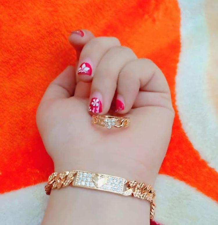 Gelang rantai love free cincin xuping 21G Gelang rantai love free cincin xuping 21G