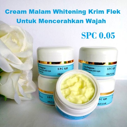 SPC 005 / HTD 0.05 Cream Malam Whitening Krim Flek Untuk Mencerahkan Wajah - Best Seller SPC 005 / HTD 0.05 Cream Malam Whitening Krim Flek Untuk Mencerahkan Wajah - Best Seller