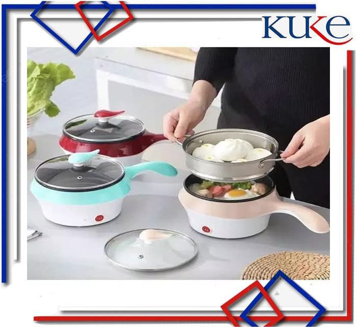 KUKE Panci Listrik Serbaguna / Fry Pan / Steam Pot / Panci Portable KUKE Panci Listrik Serbaguna / Fry Pan / Steam Pot / Panci Portable