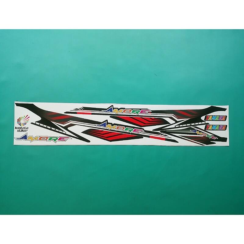 Stiker Striping motor Mio Sporty amore merah Stiker Striping motor Mio Sporty amore merah