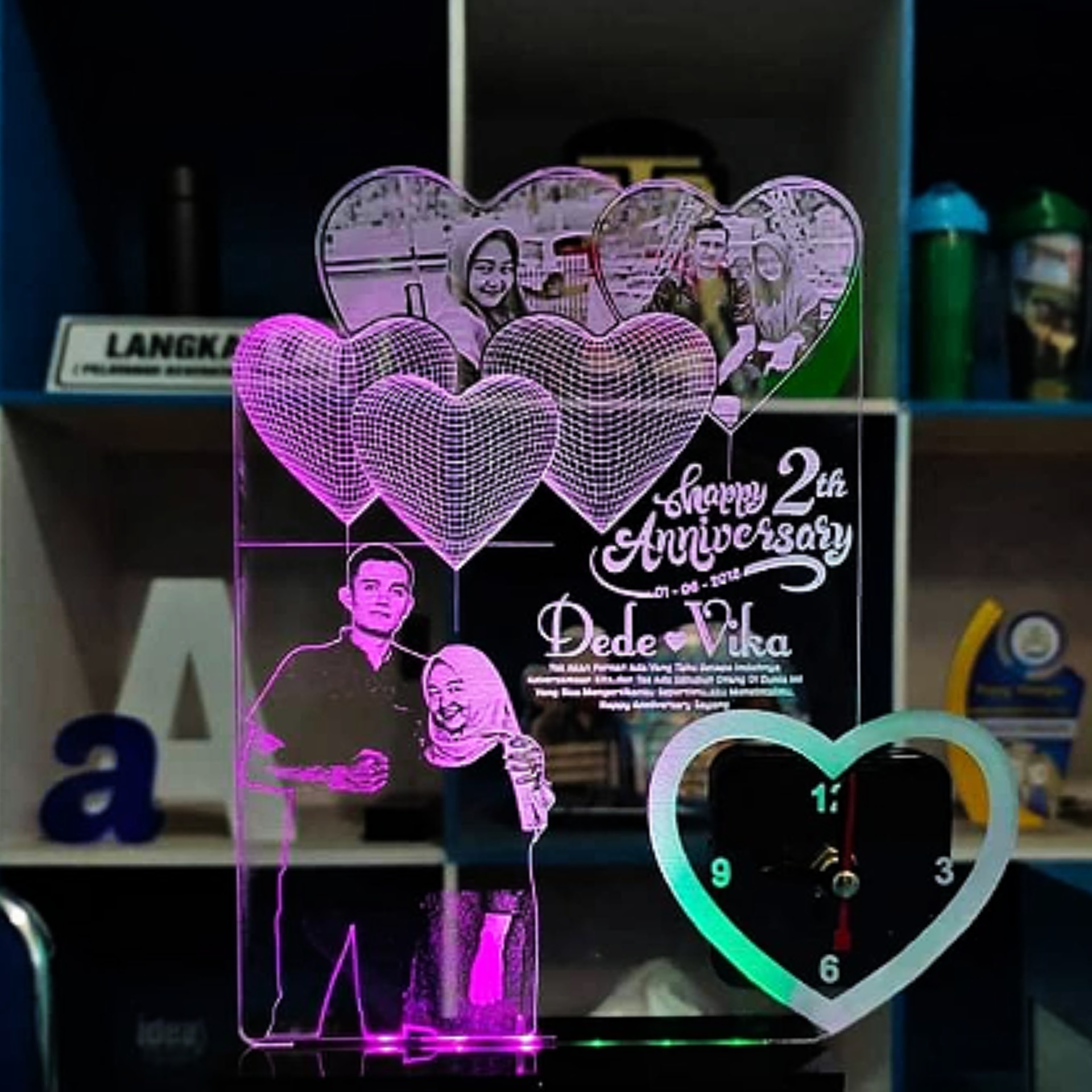 RECOMENDED!!! LAMPU HIAS JAM AKRILIK UNIK CUSTOM KADO ULANG TAHUN KADO WISUDA KADO VALENTINE KADO ANNIVERSARY KADO NIKAH KADO UNIK RECOMENDED!!! LAMPU HIAS JAM AKRILIK UNIK CUSTOM KADO ULANG TAHUN KADO WISUDA KADO VALENTINE KADO ANNIVERSARY KADO NIKAH KADO UNIK