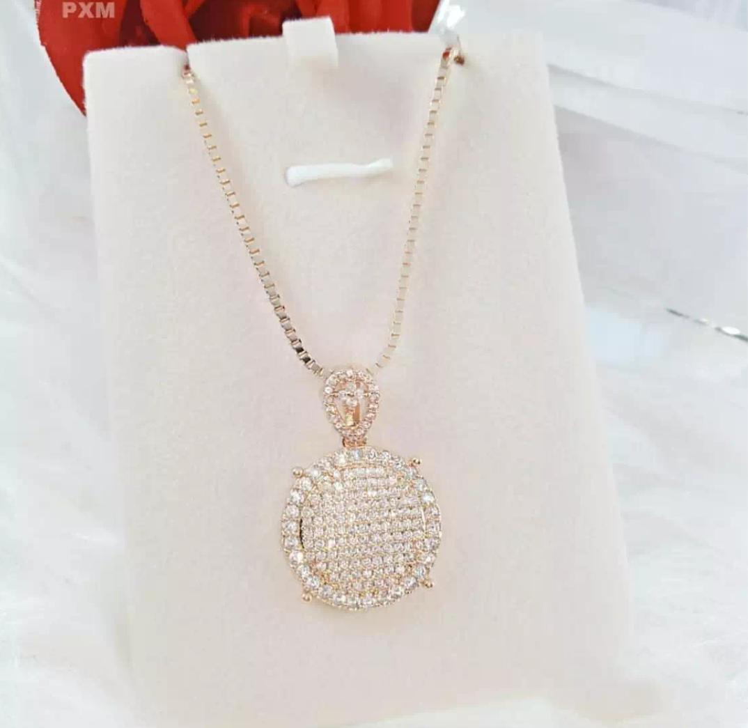 Set Perhiasan Kalung Liontin Mewah Xuping Set Perhiasan Kalung Liontin Mewah Xuping
