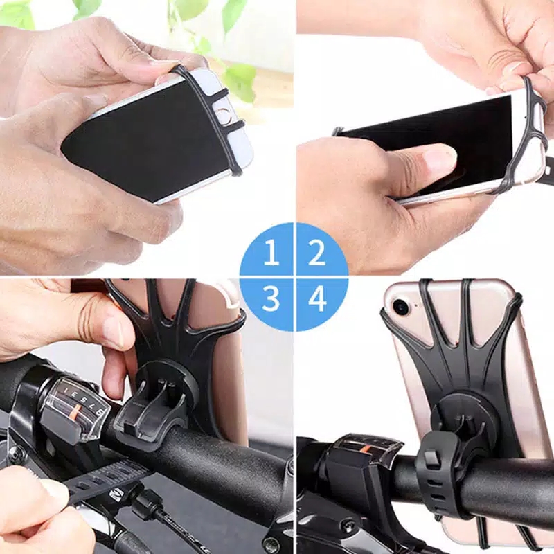 TB Stand holder smartphone hp sepeda motor universal phone bicycle holder mobile phone gps ORI TB Stand holder smartphone hp sepeda motor universal phone bicycle holder mobile phone gps ORI