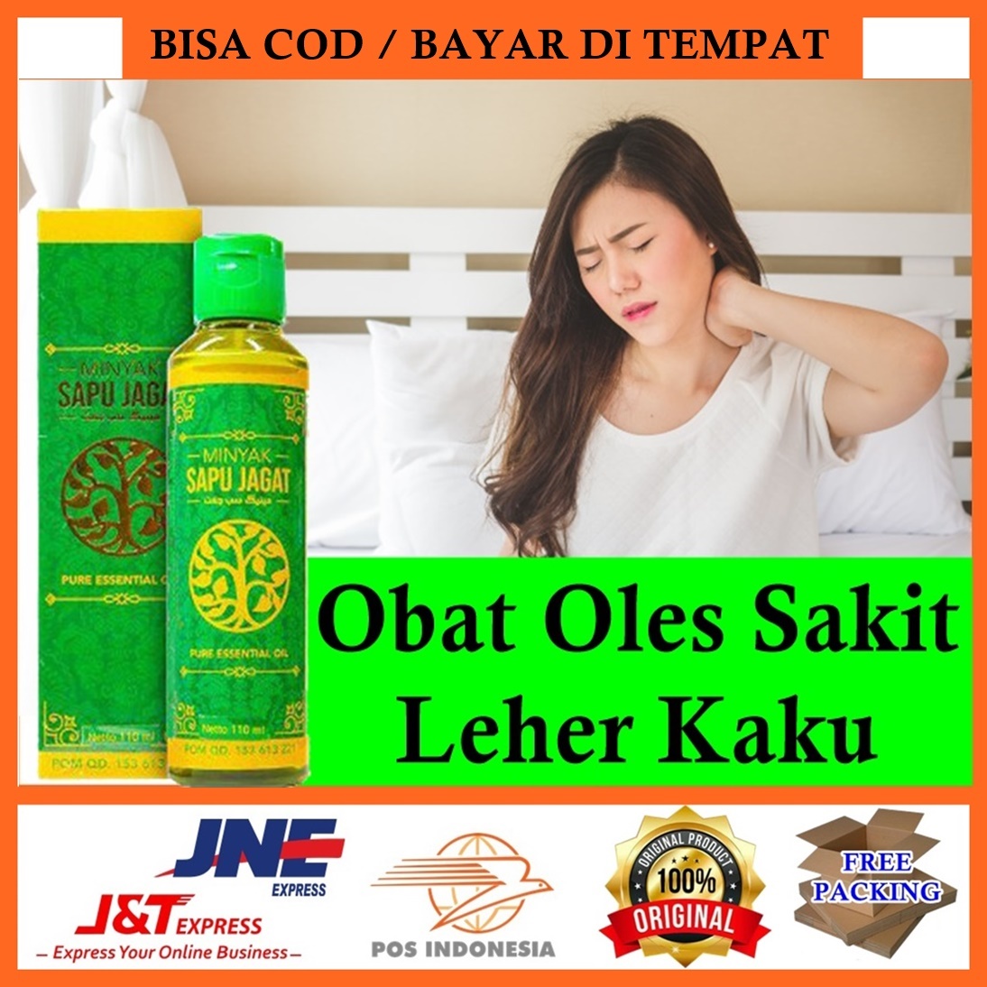 Obat Oles Sakit Leher Kaku - Leher Tegang - Leher Nyeri - Sakit Pundak - Nyeri Pundak - Sakit Leher Sebelah Kiri - MINYAK SAPU JAGAT 100% ALAMI Obat Oles Sakit Leher Kaku - Leher Tegang - Leher Nyeri - Sakit Pundak - Nyeri Pundak - Sakit Leher Sebelah Kiri - MINYAK SAPU JAGAT 100% ALAMI
