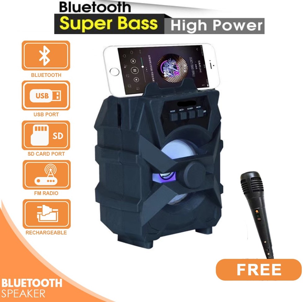 Speaker Bluetooth Mini 4049 Series Karoke Portabel Free Mic Speaker Bluetooth Mini 4049 Series Karoke Portabel Free Mic