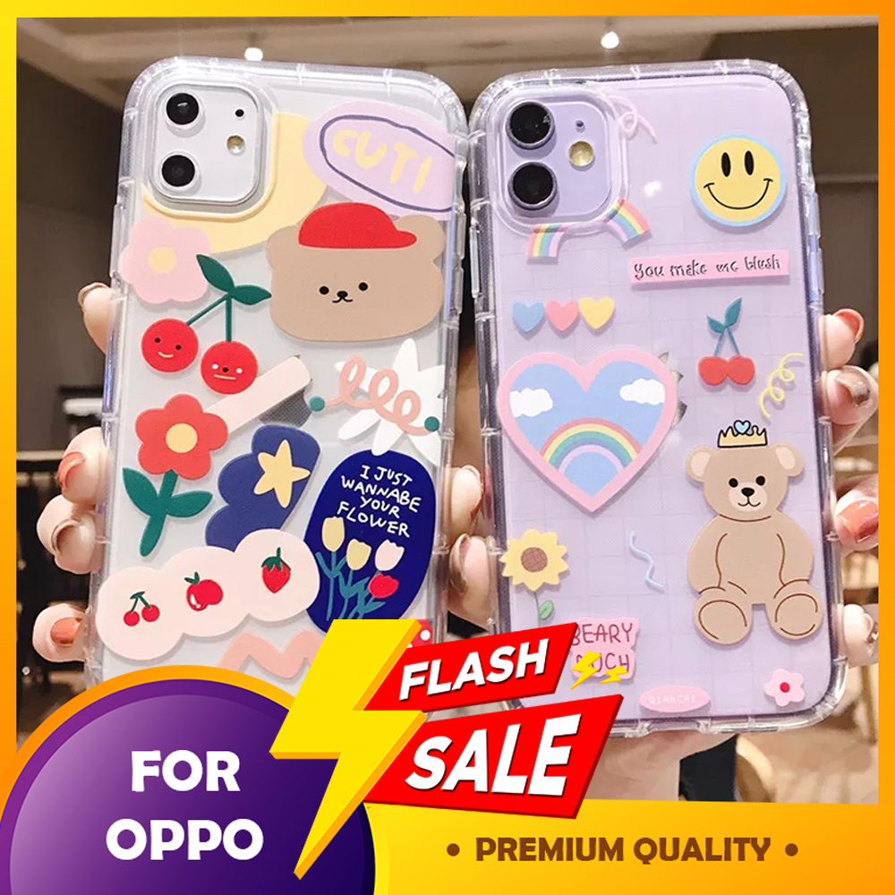 Softcase All Type Oppo Clear Case Transparant Karakter Flower Dan Smile Case Hp Oppo A15 A53 A33 A3S A5S A7 F9 A12 A52 A92 A31 2020 A1K A5 2020 A9 2020 Casing Silikon Kesing Hp Anti Crack Softcase All Type Oppo Clear Case Transparant Karakter Flower Dan Smile Case Hp Oppo A15 A53 A33 A3S A5S A7 F9 A12 A52 A92 A31 2020 A1K A5 2020 A9 2020 Casing Silikon Kesing Hp Anti Crack