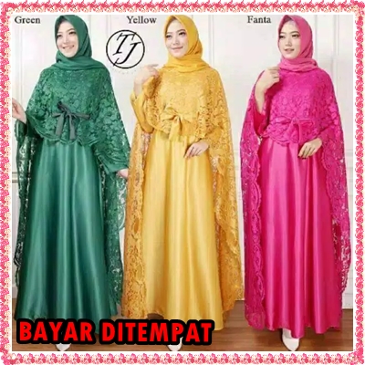 SET MAXY + LONG BRUKAT PREMIUM MOTIF BUNGA DRESS PAKAIAN WANITA BAJU MUSLIMAH GAMIS FASHION WANITA DRES SET MAXY + LONG BRUKAT PREMIUM MOTIF BUNGA DRESS PAKAIAN WANITA BAJU MUSLIMAH GAMIS FASHION WANITA DRES