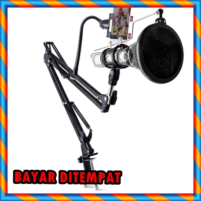 STAND HOLDER HANDPHONE TAFFWARE TaffStudio Condenser Microphone Stand Holder 360 Lazypod STAND HOLDER HANDPHONE TAFFWARE TaffStudio Condenser Microphone Stand Holder 360 Lazypod