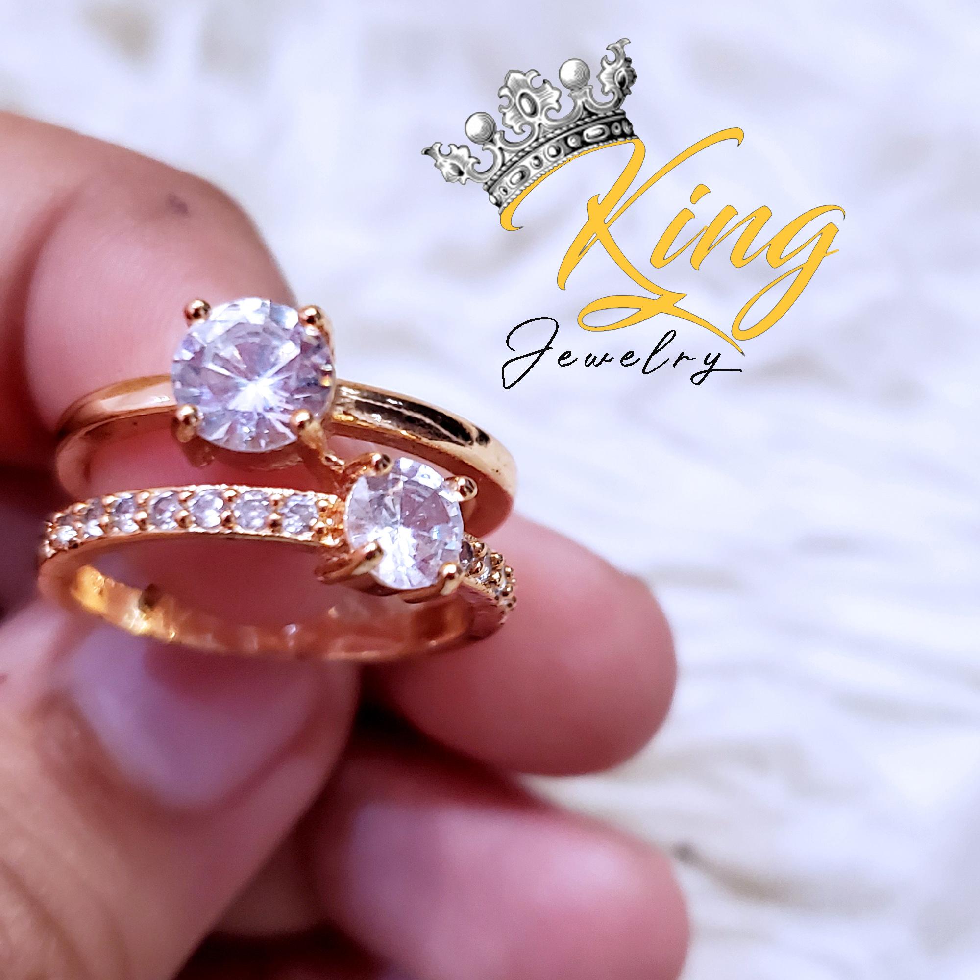 cincin permata 2 kristal gold perhiasan wanita 24 cincin permata 2 kristal gold perhiasan wanita 24