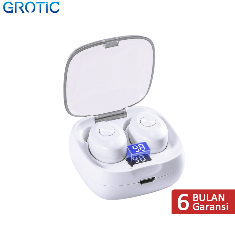 GROTIC Headset Bluetooth 5.0 LED Tampilan Digital TWS Earbud Sport Wireless Earphone XG-8 GROTIC Headset Bluetooth 5.0 LED Tampilan Digital TWS Earbud Sport Wireless Earphone XG-8