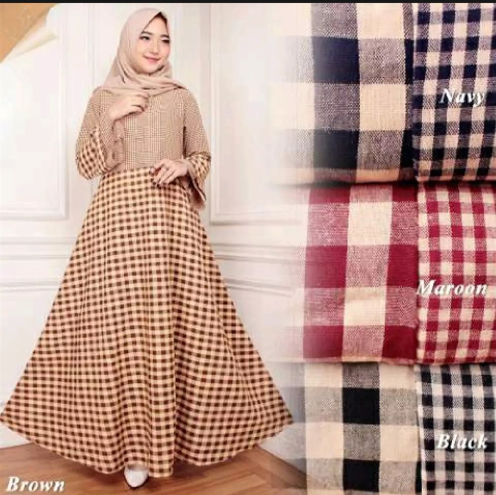 Gamis Monalisa Terlaris Motif Kotak // Gamis Busui MonalisaTerlaris Bisa COD Gamis Monalisa Terlaris Motif Kotak // Gamis Busui MonalisaTerlaris Bisa COD