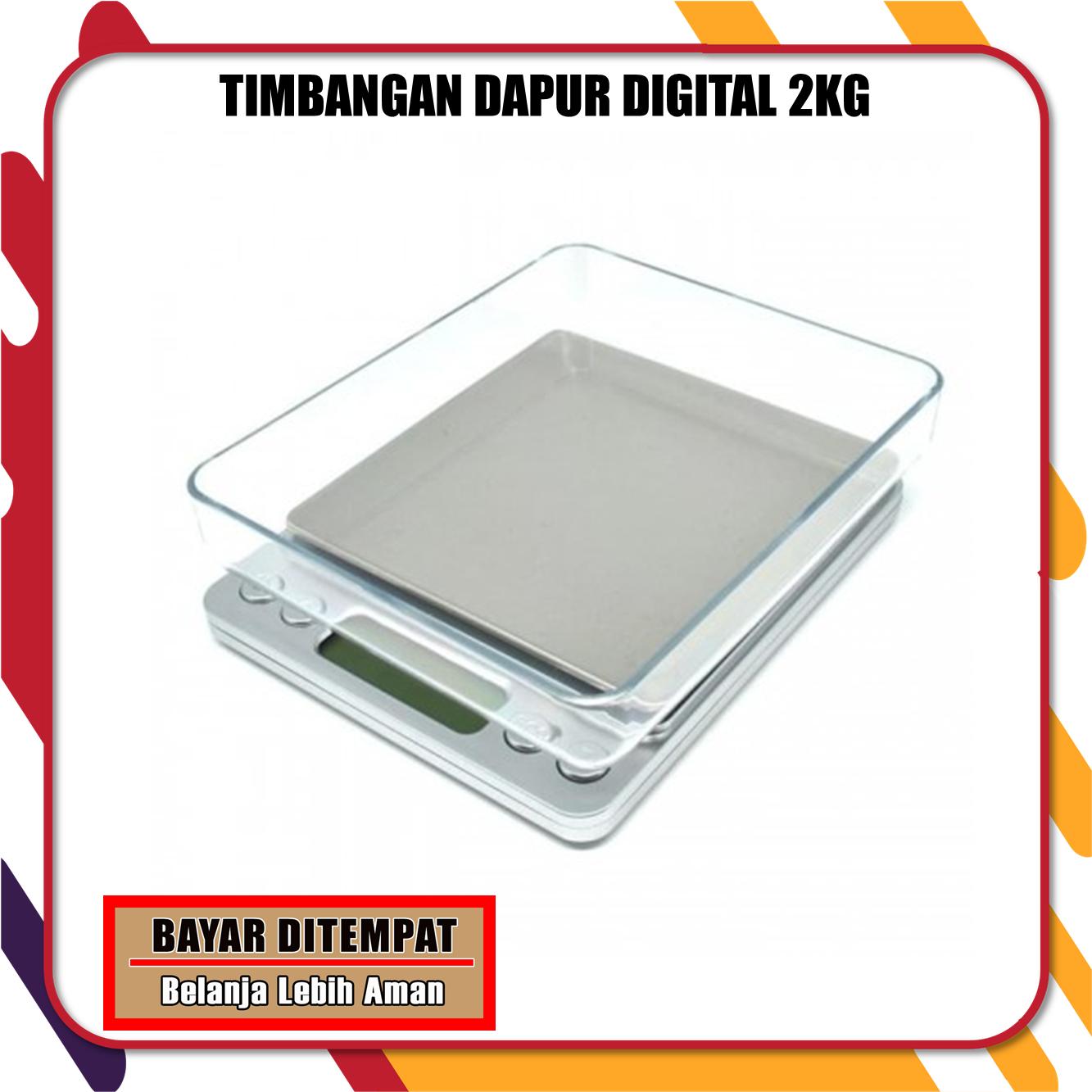 Toko Vagansa Timbangan Dapur Digital 2kg Dengan Wadah TImbang Toko Vagansa Timbangan Dapur Digital 2kg Dengan Wadah TImbang