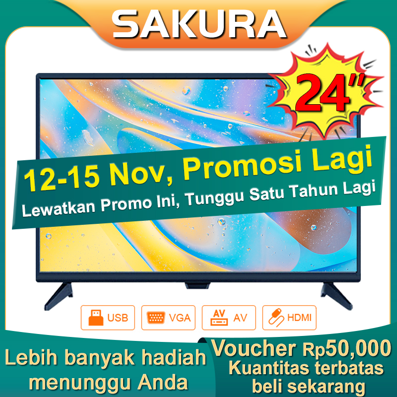 Sakura TV LED 24 inch HD Ready Televisi Murah(TCLG-S24A) Sakura TV LED 24 inch HD Ready Televisi Murah(TCLG-S24A)