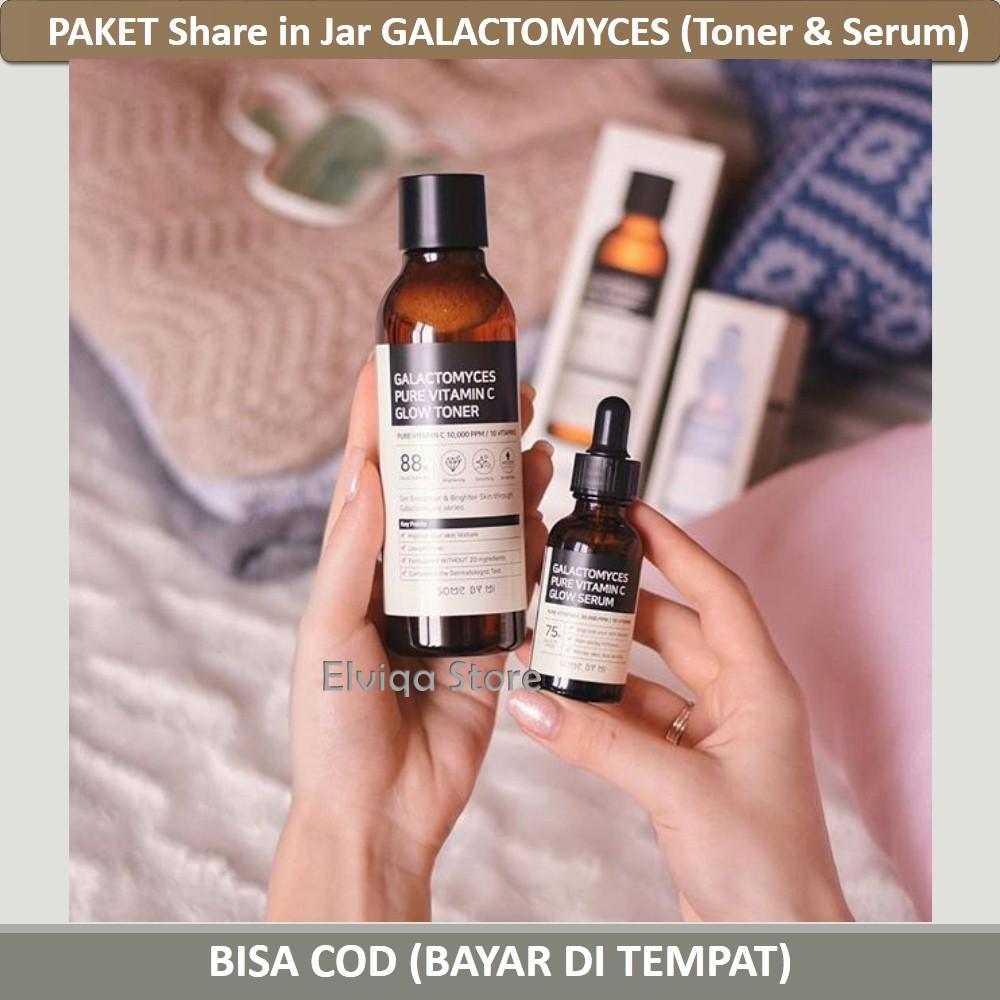 Paket Share in Jar Some by Mi Galactomyces Pure Vitamin C serum dan toner 100% ORIGINAL KOREA Paket Share in Jar Some by Mi Galactomyces Pure Vitamin C serum dan toner 100% ORIGINAL KOREA