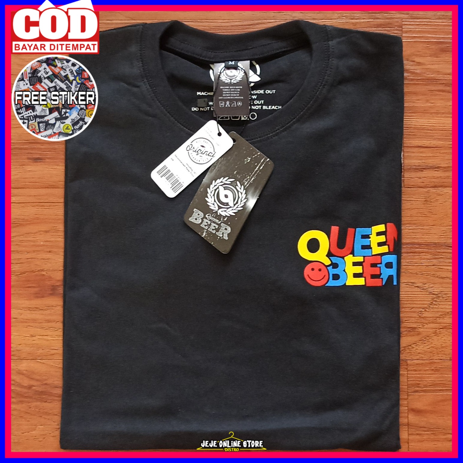Kaos Distro Queen Beer QueenBeer Skate 002 FREE STIKER Kaos Distro Queen Beer QueenBeer Skate 002 FREE STIKER