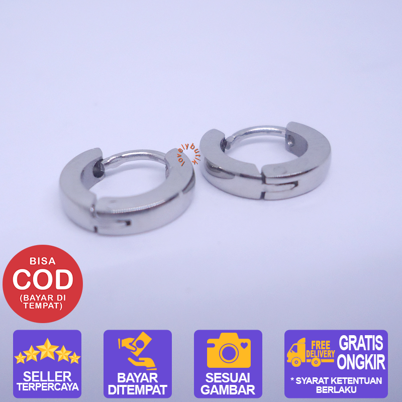 Lovelybutik - Anting Titanium Anti Karat Mini Polos Anting Anak Perempuan Jepit Titanium Wanita | Anting Anak Ukuran 1 cm Lovelybutik - Anting Titanium Anti Karat Mini Polos Anting Anak Perempuan Jepit Titanium Wanita | Anting Anak Ukuran 1 cm