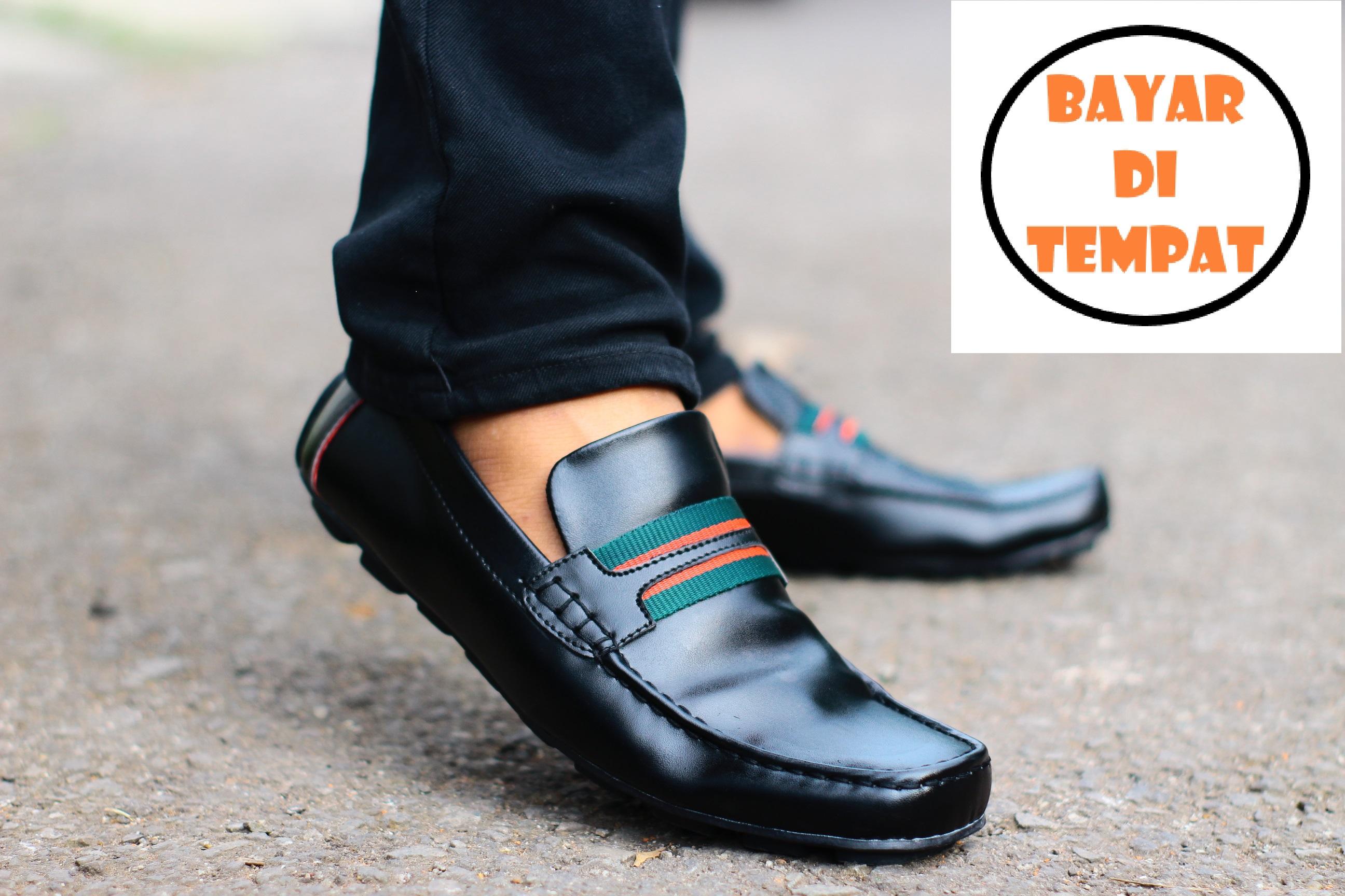 Sepatu kantor pria casual slop slip on loafers formal santai kasual Sepatu kantor pria casual slop slip on loafers formal santai kasual