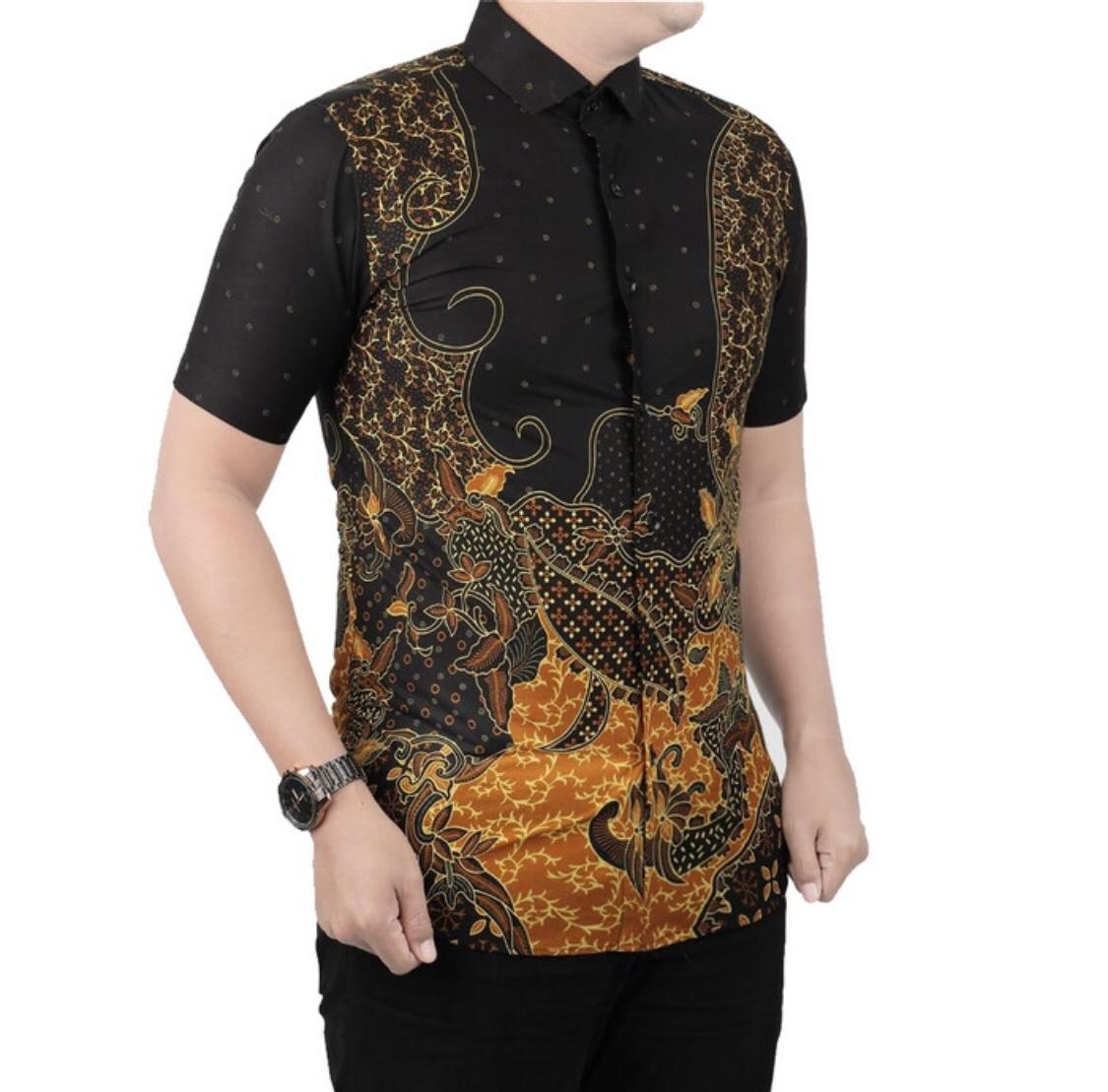 Batik Slimfit Lengan Pendek Motif Baru Batik Slimfit Lengan Pendek Motif Baru
