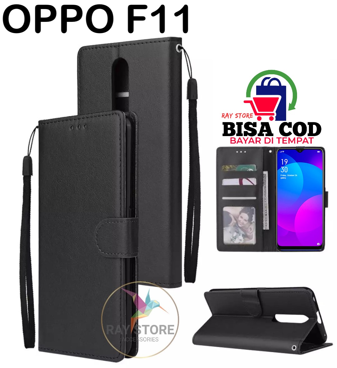 OPPO F11 LEATHER CASE PREMIUM-FLIP WALLET CASE KULIT UNTUK OPPO F11 - CASING DOMPET-FLIP COVER LEATHER-SARUNG BUKU HP OPPO F11 LEATHER CASE PREMIUM-FLIP WALLET CASE KULIT UNTUK OPPO F11 - CASING DOMPET-FLIP COVER LEATHER-SARUNG BUKU HP