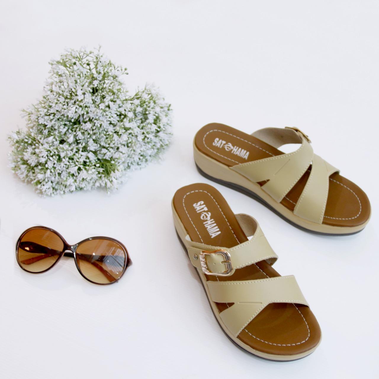Therwan Sandal Wedges Wanita MK 09 - Sendal Wanita Modern - Sandal Wanita Murah Therwan Sandal Wedges Wanita MK 09 - Sendal Wanita Modern - Sandal Wanita Murah