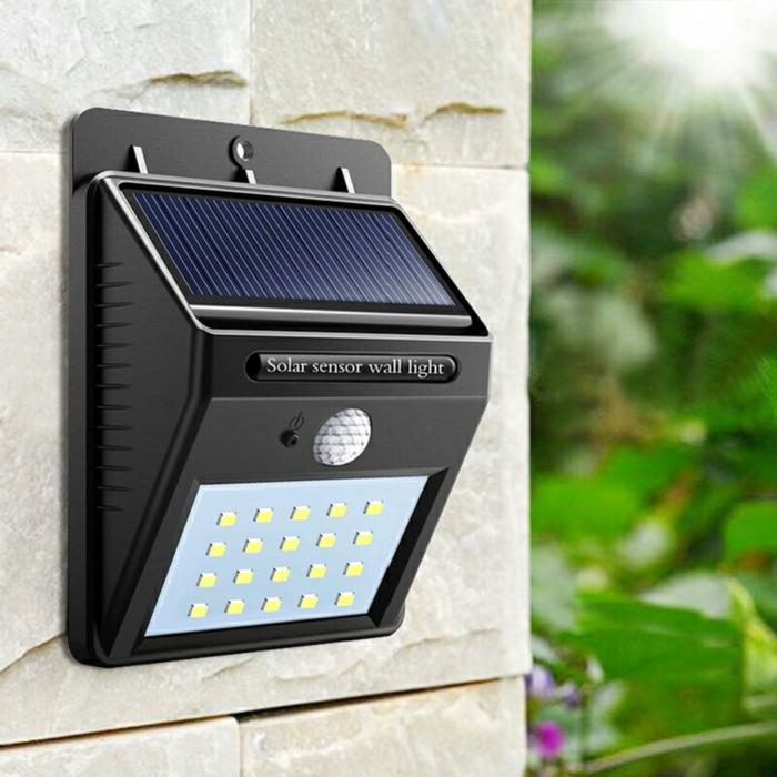 Lampu Taman Tembok Dinding Sensor Solar Tenaga Matahari Surya Outdoor Lampu Taman Tembok Dinding Sensor Solar Tenaga Matahari Surya Outdoor