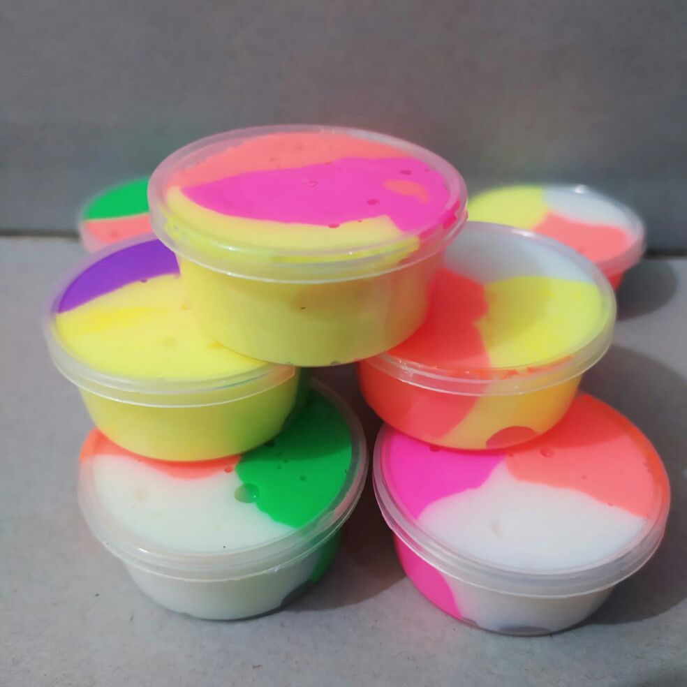 5pcs slime mangkok ukuran mini tidak lengket 5pcs slime mangkok ukuran mini tidak lengket